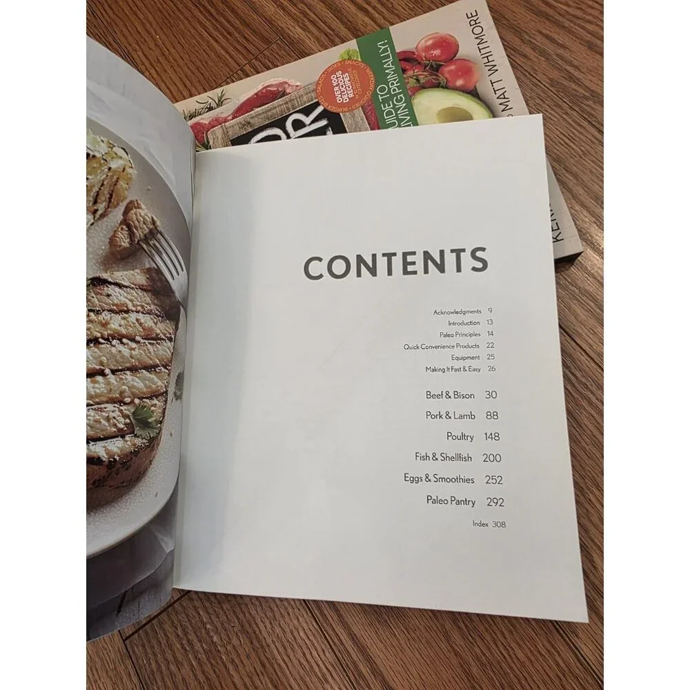 Lot of 2 Paleo Diet Books The Paleo Primer, Real Paleo‎ Fast & Easy Paperback